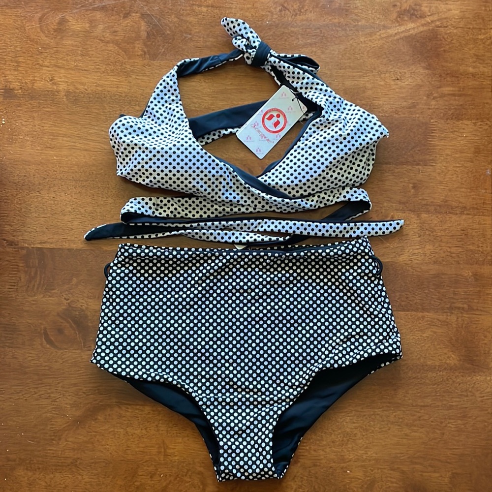 NWT Same Game reversible bikini XL
